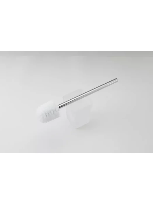 Ершик для унитаза Gappo G0710, настенный, с креплением, стекло, серебристый
