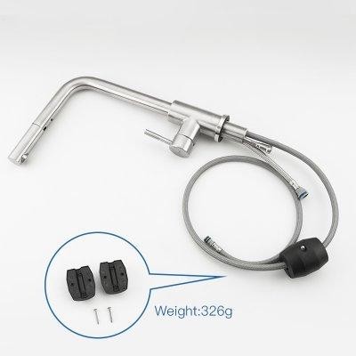 Смеситель с выдвижной лейкой для кухни Frap F60899