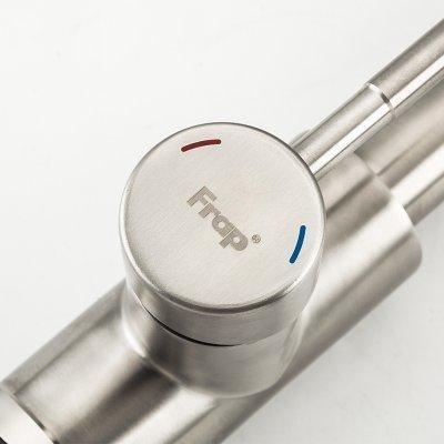 Смеситель с выдвижной лейкой для кухни Frap F60899