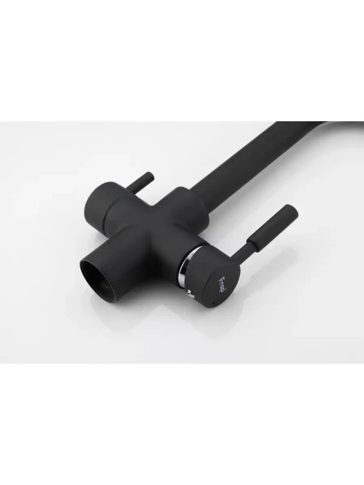Смеситель Frap F4352-7, для кухни, со встроенным фильтром (краном) под питьевую воду, черный