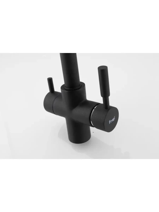 Смеситель Frap F4352-7, для кухни, со встроенным фильтром (краном) под питьевую воду, черный