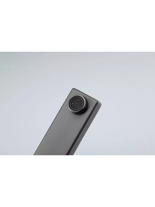 Смеситель для раковины Gappo G1017-92 однорычажный, латунь, оружейная сталь