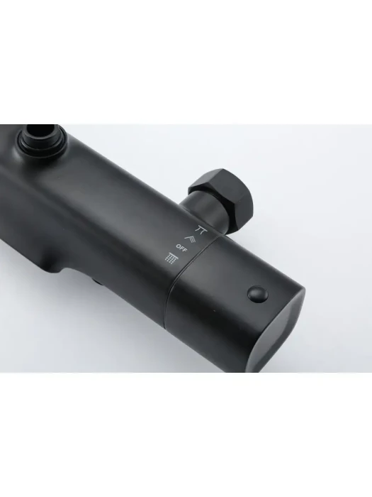 Душевая система Gappo G2495-76 настенная, латунь, черный, матовый