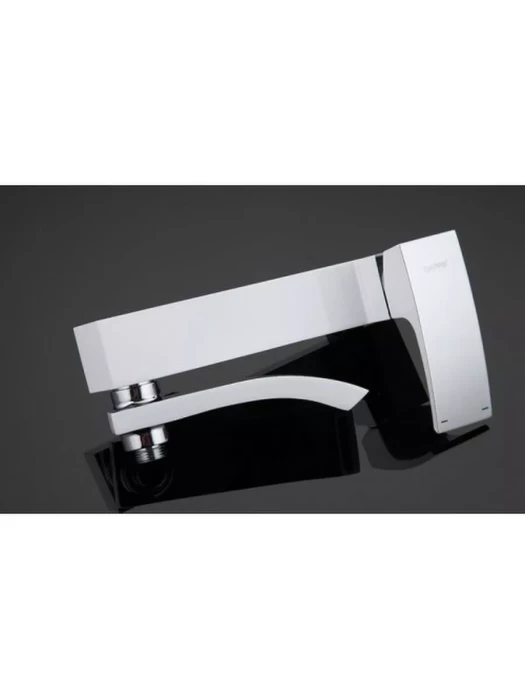 Смеситель для ванны с коротким изливом Gappo Jacob G3207-8, латунь, в белом цвете