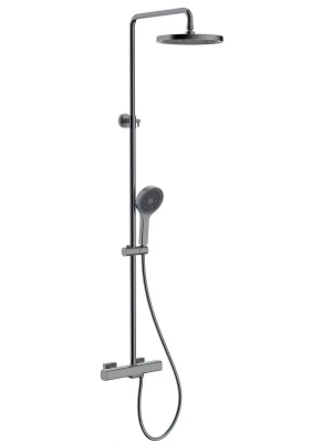 Душевая система Gappo G2495-79 настенная, латунь, оружейная сталь