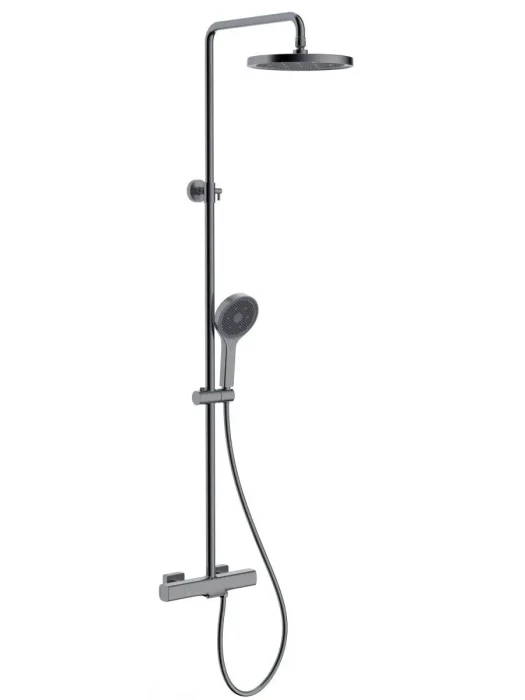 Душевая система Gappo G2495-79 настенная, латунь, оружейная сталь