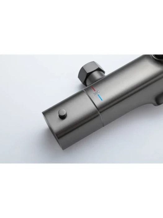 Душевая система Gappo G2495-79 настенная, латунь, оружейная сталь