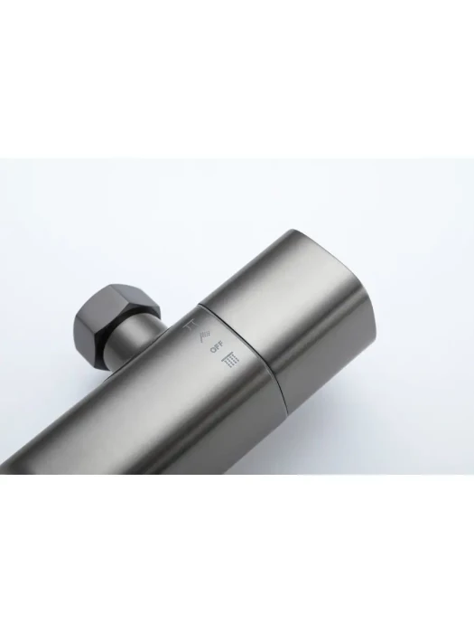 Душевая система Gappo G2495-79 настенная, латунь, оружейная сталь