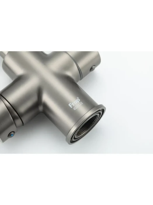 Смеситель для кухни Frap F4352-9, под фильтр, цвет оружейная сталь