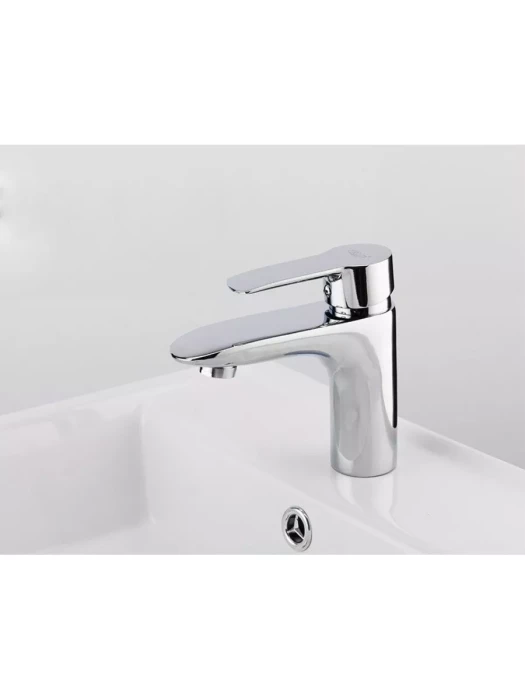 Смеситель Frud R10106, для раковины, аэратор, короткий излив, хром