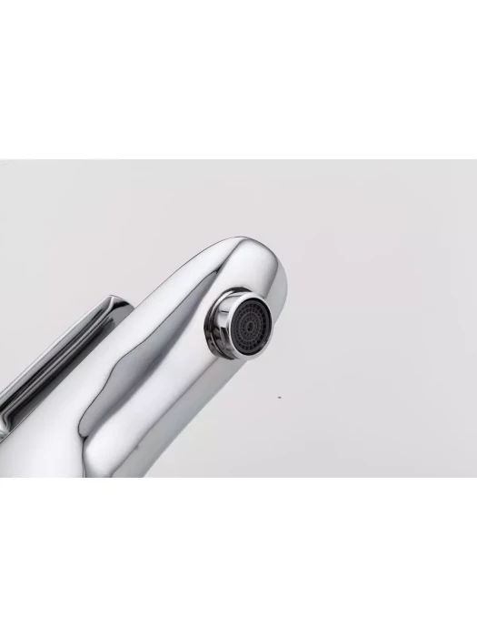 Смеситель Frud R10106, для раковины, аэратор, короткий излив, хром