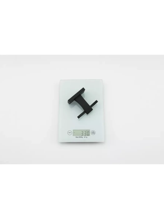 Крючок Gappo G0705-26 для ванной, двойной, латунь, черный матовый