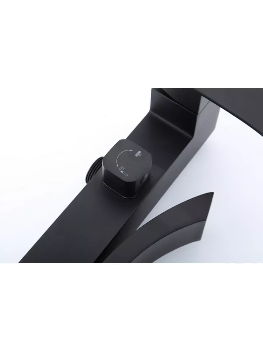 Душевая система Frap F24803-16, нержавеющая сталь, черный, вертикальная
