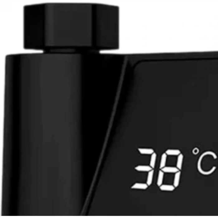Термометр для проточного смесителя Gappo G55-60, с LED индикатором, пластик, чёрный