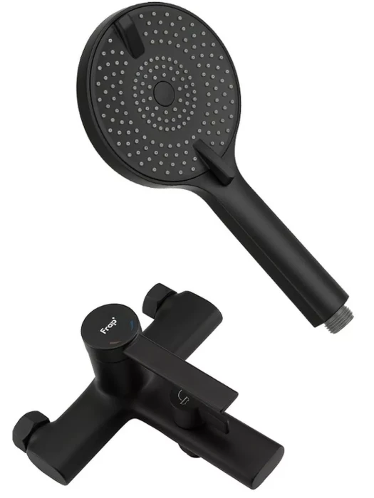 Смеситель для ванны Frap F3267-6, латунь, PVD покрытие, черный