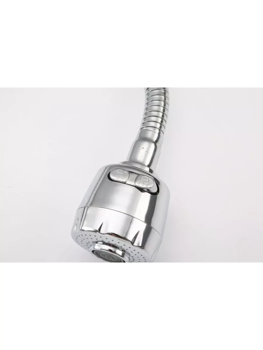 Смеситель Frap F43701-B, для кухни, гибкий излив, 360°, хром