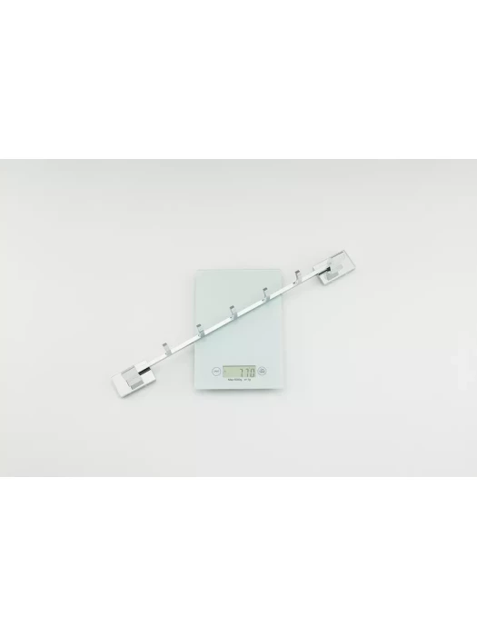 Вешалка Gappo G0716-50 с пятью крючками, настенный, хром, серый