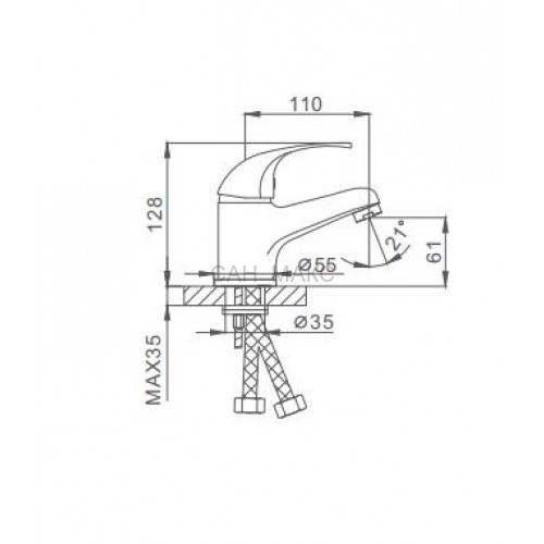 Смеситель для раковины Frap F1029-B