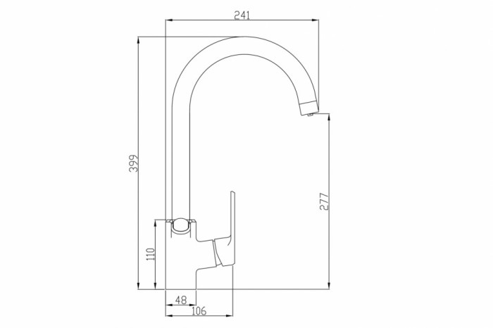 Смеситель для кухни ZORG Steel Hammer (SH 901 CR)