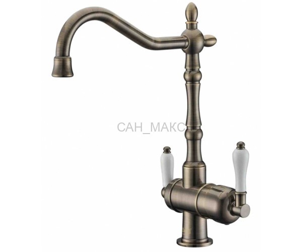 Смеситель для кухонной мойки ZORG Sanitary  (ZR 326 YF ANTIQUE)