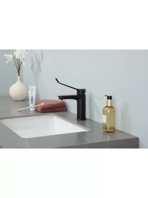 Смеситель для раковины Gappo G1021-6 чёрный