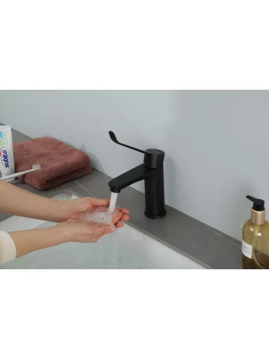 Смеситель для раковины Gappo G1021-6 чёрный