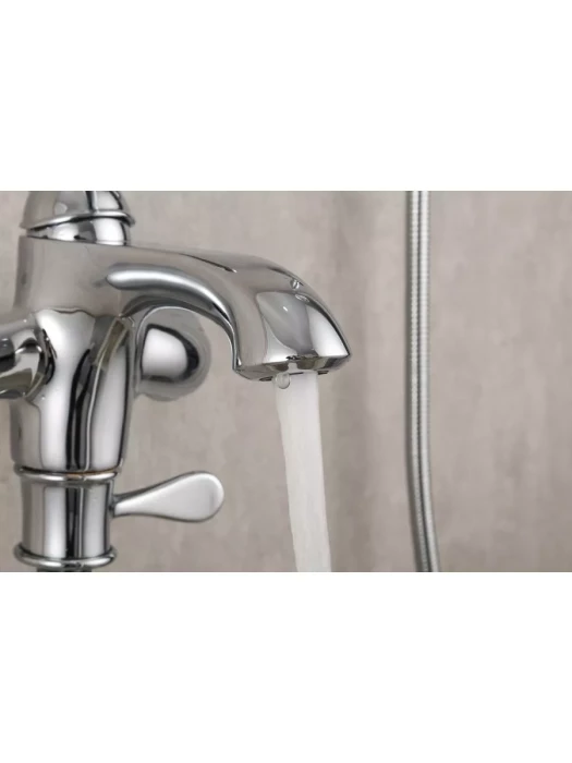 Смеситель для ванны Gappo G3269 с лейкой, латунь, PVD-покрытие, хром
