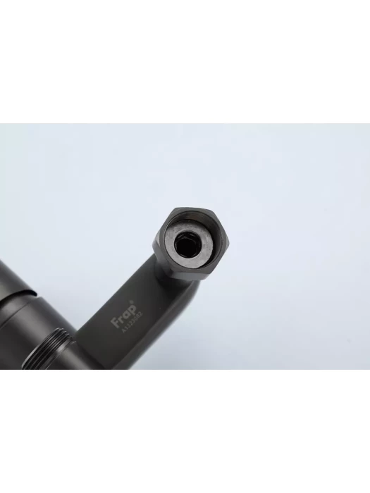 Душевая стойка со смесителем Frap F24806-9 с тропическим душем, цвет оружейная сталь