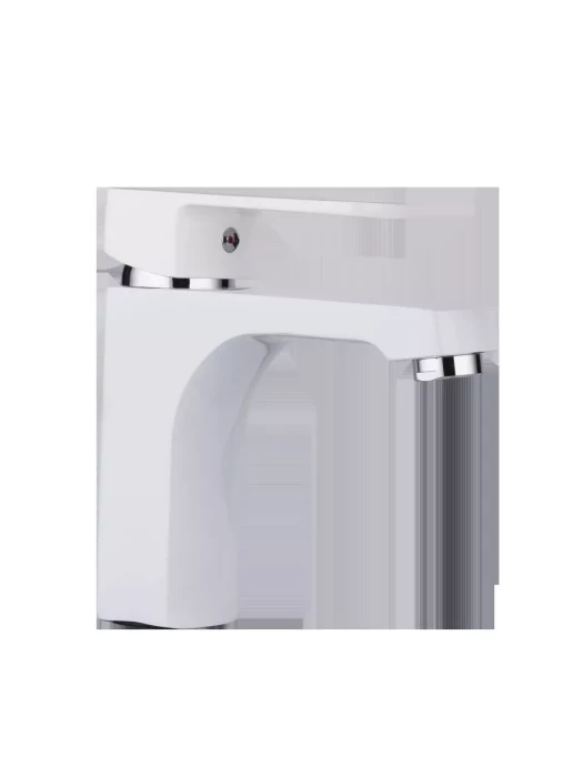 Смеситель Frud R10301-2, для раковины, фиксированный, аэратор, белый