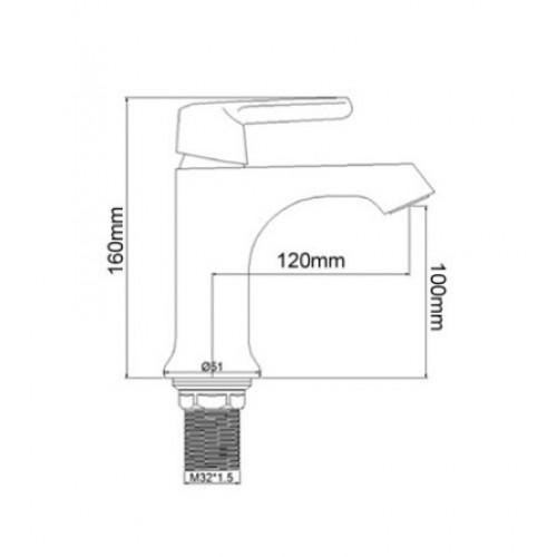 Смеситель для раковины Frap F1031