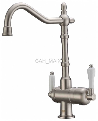 Смеситель для кухонной мойки ZORG Sanitary  (ZR 326 YF NICKEL)
