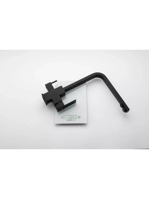 Смеситель для кухни Frap F43802-6, встроенный фильтр, черный