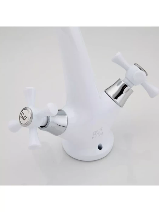 Смеситель Frud R10332, для раковины, двухрычажный, керамический картридж