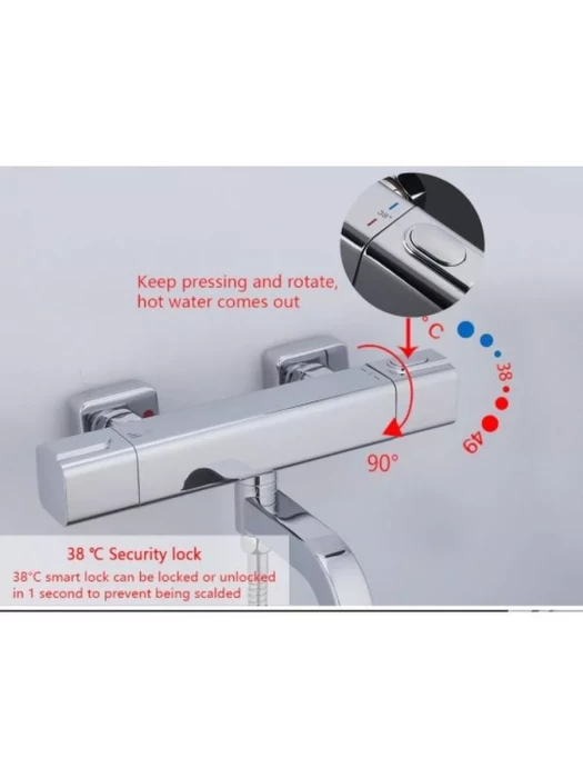 Смеситель для ванны Gappo G3291 хром