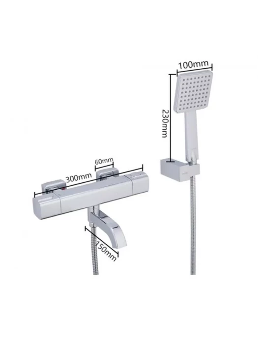 Смеситель для ванны Gappo G3291 хром