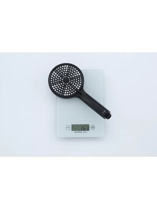 Душевая стойка со смесителем Frap F24807-6 с тропическим душем, черный