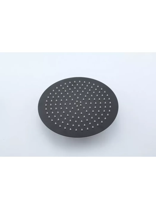 Душевая стойка со смесителем Frap F24807-6 с тропическим душем, черный
