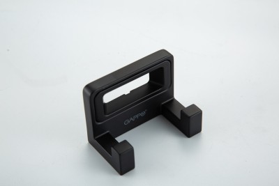 Крючок двойной Gappo G30805-26, нержавеющая сталь, в черном цвете