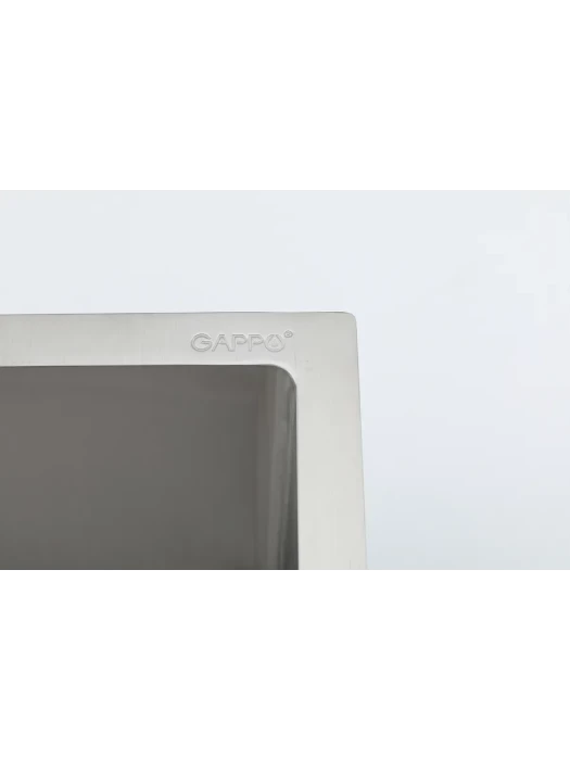 Мойка для кухни Gappo с коландером GS5050, нержавеющая сталь, сатин