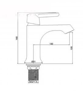 Смеситель для раковины Frap F1032