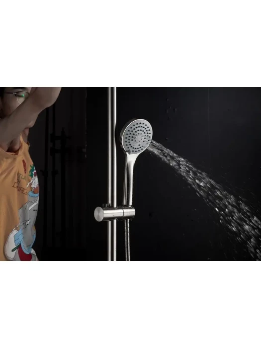 Душевая система с тропическим душем Gappo G2499-30,  цвет хром