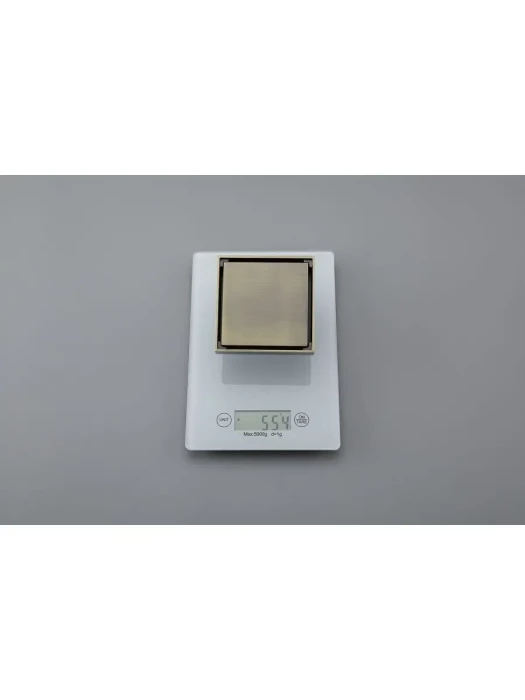Душевой трап Gappo G81005-4, встраиваемый, латунь, бронзовый