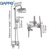 Душевая система Gappo G2499-30