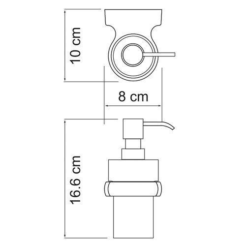 Дозатор жидкого мыла WasserKraft K-6899