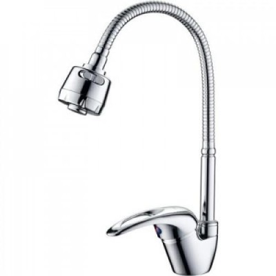 Смеситель для кухни с гибким изливом Frap F4302-B