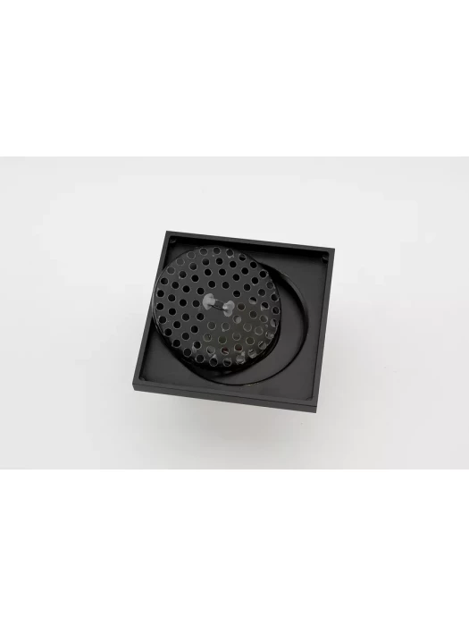 Трап для душа Gappo G81050-6, встраиваемый, латунь, черный матовый