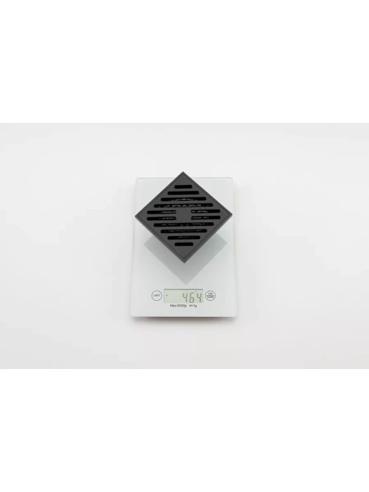Трап для душа Gappo G81050-6, встраиваемый, латунь, черный матовый