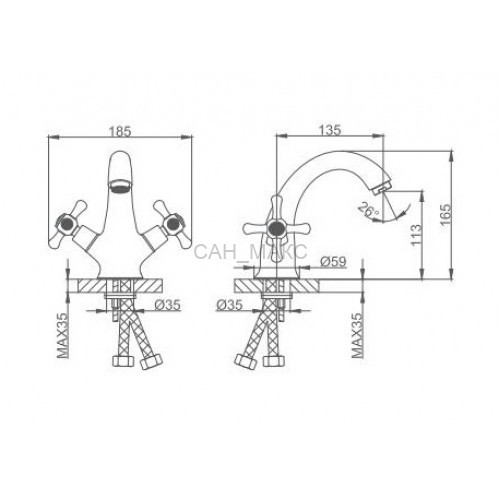 Смеситель для раковины Frud R10332