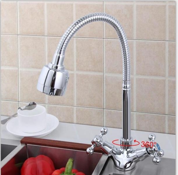 Смеситель для кухни с гибким изливом Frap F4319
