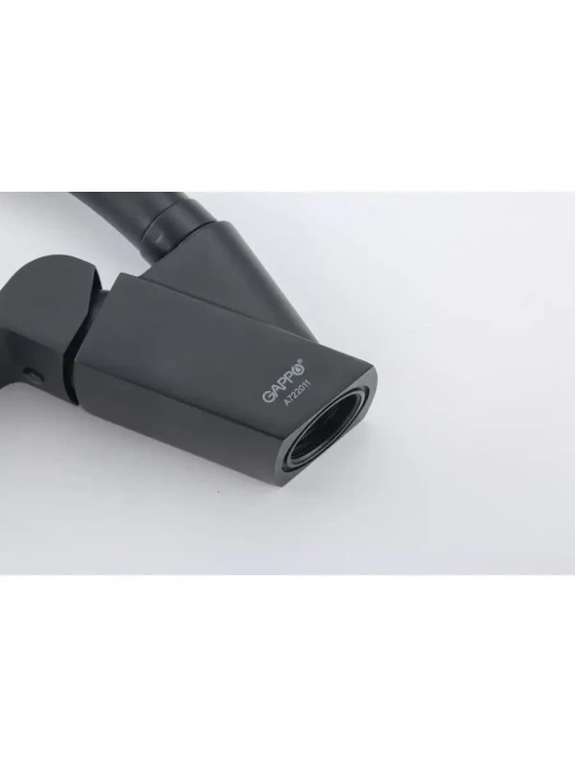 Смеситель для кухни Gappo G4150 однорычажный, латунь, черный